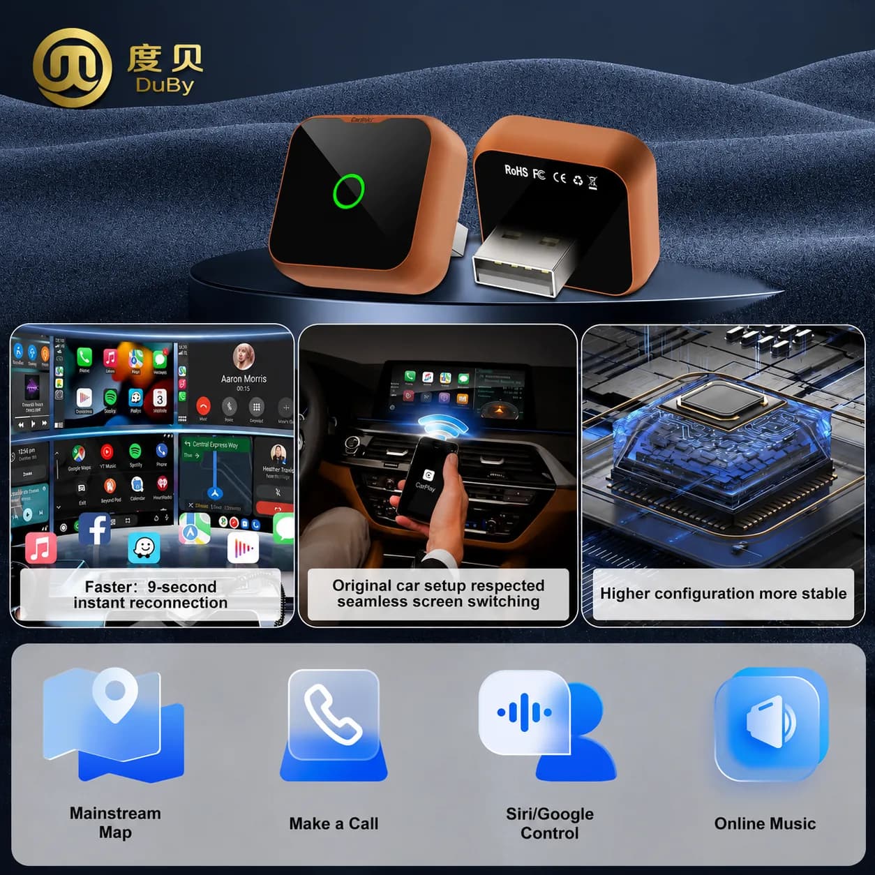 CP027-19 USB CarPlay Adapter Cp027 Features image 4