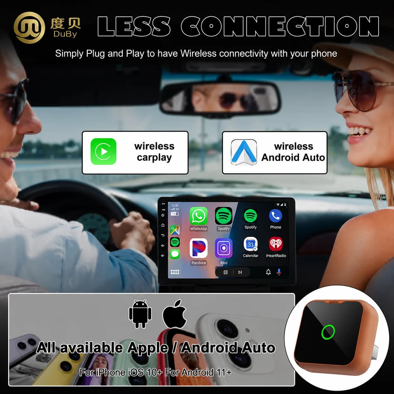 CP027-19 USB CarPlay Adapter Cp027 Less Connection image 5