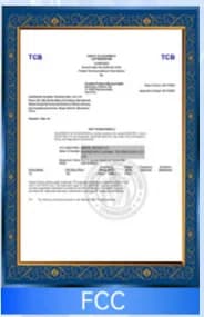 FCC certificate for DubyTech automotive electronics supplier FCC certificate for DubyTech automotive electronics supplier