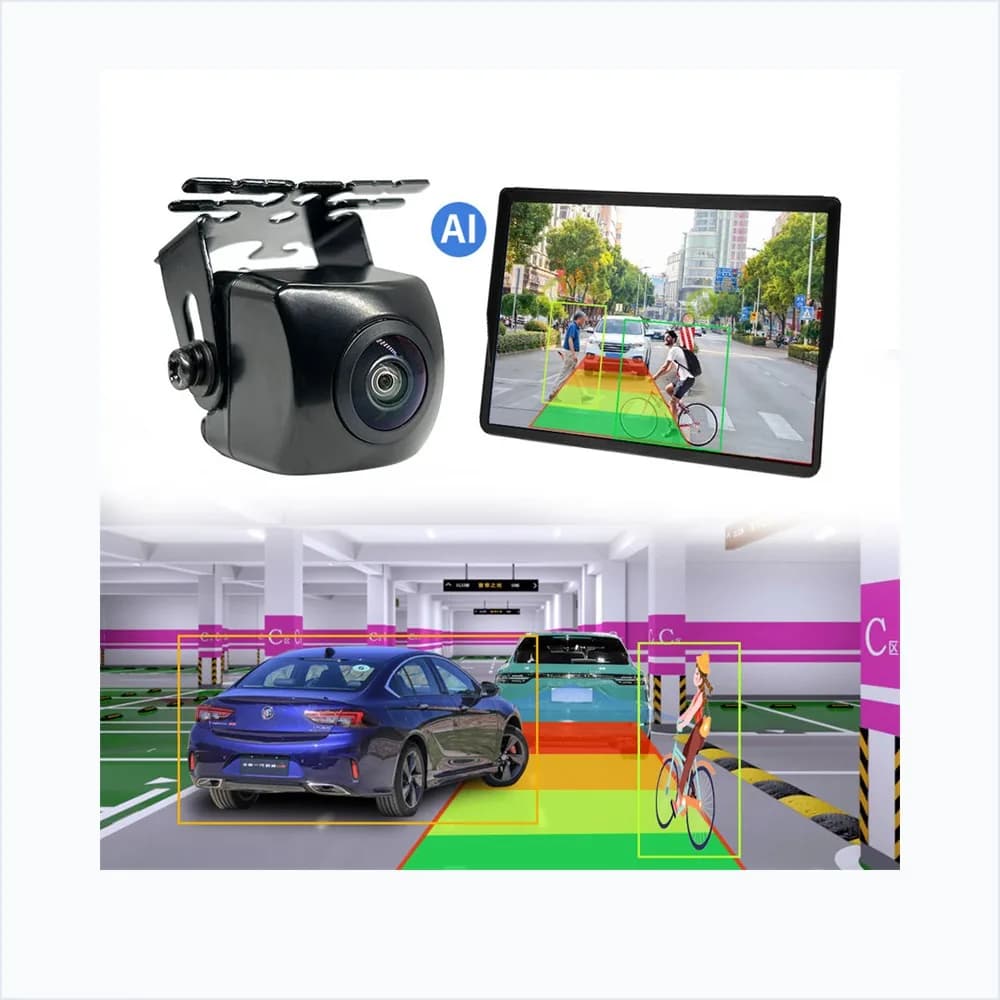AI-01 BSD Camera Rear Camera main product image - AI reverse camera with AHD 1080P signal, pedestrian/vehicle warning and IP68 waterproof housing. AI-01 BSD Camera Rear Camera main product image - AI reverse camera with AHD 1080P signal, pedestrian/vehicle warning and IP68 waterproof housing.