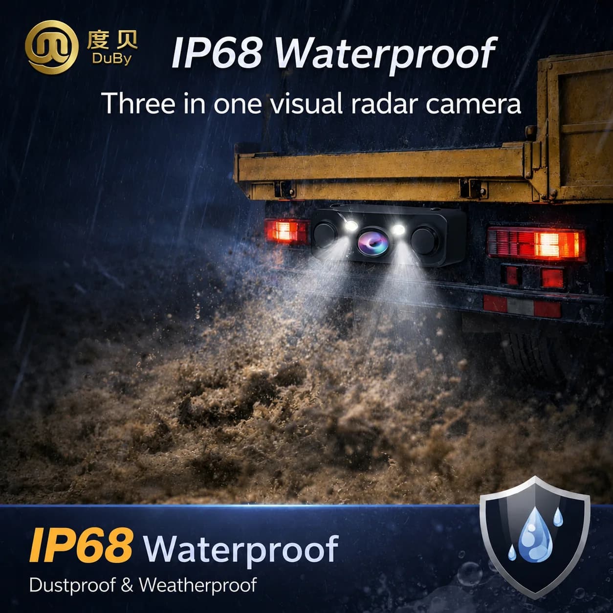 CM303 Three-in-One AHD Radar Rear Camera Cm303 IP68 Waterproof image 3 CM303 Three-in-One AHD Radar Rear Camera Cm303 IP68 Waterproof image 3