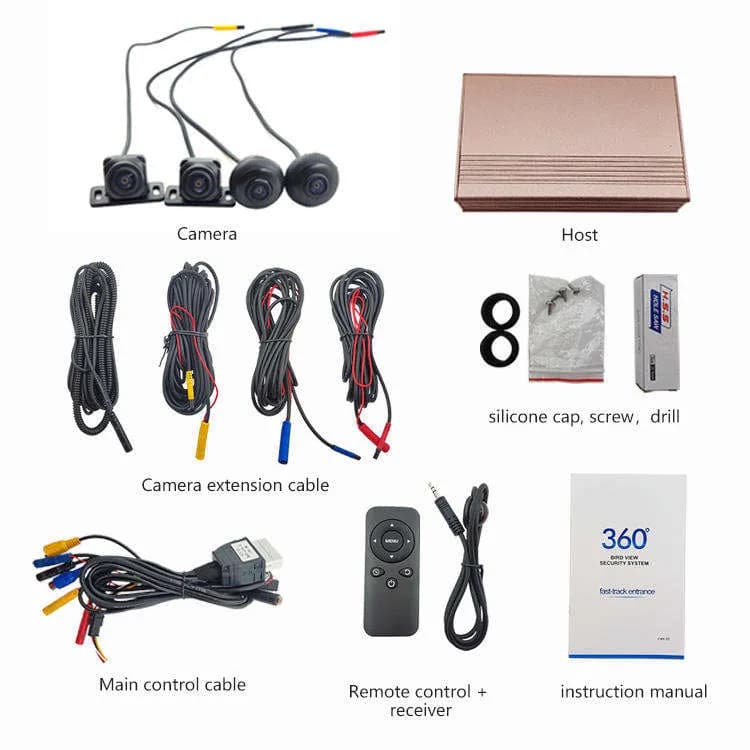 CM360-A 360 Panoramic Camera System Rear Camera product image 4 - CM360-A 360 panoramic camera system with four-camera surround view, 2D/3D view modes. CM360-A 360 Panoramic Camera System Rear Camera product image 4 - CM360-A 360 panoramic camera system with four-camera surround view, 2D/3D view modes.