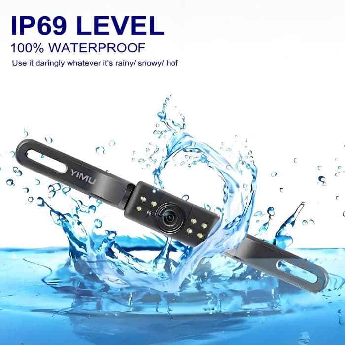 CM40P IP69 waterproof rear camera for rainy and snowy driving conditions CM40P IP69 waterproof rear camera for rainy and snowy driving conditions