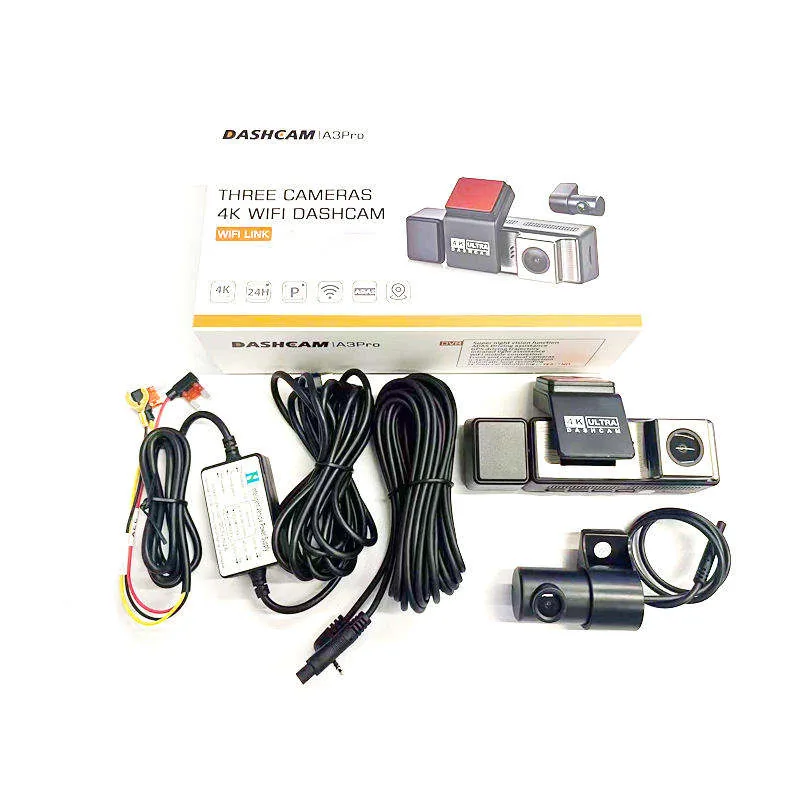 A3 PRO 3-Channel Dash Cam thumbnail image 7 - A3 PRO three-channel 4K dash cam with inside and rear 1080P cameras, ADAS, BSD, WiFi link and 3.16 inch.