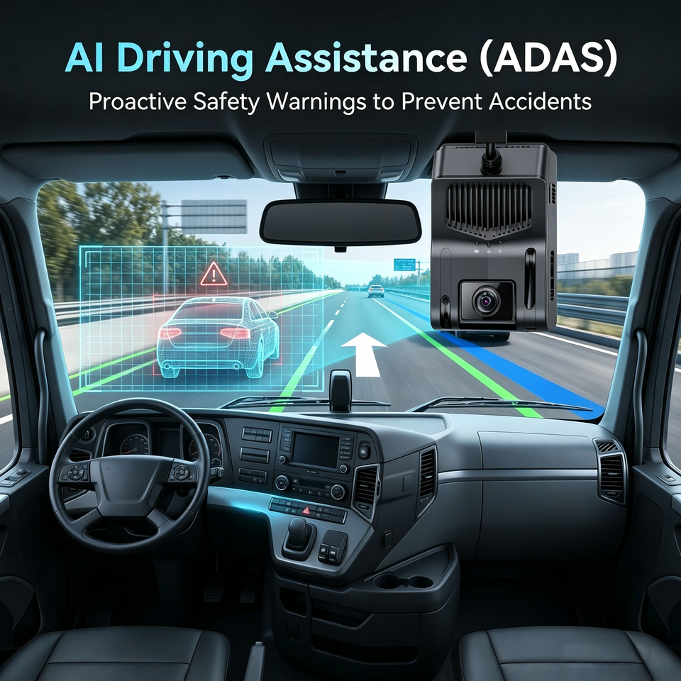 A9 AI ADAS driving assistance for proactive safety warnings