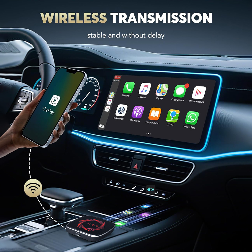 AI028 stable wireless transmission for in-car CarPlay streaming