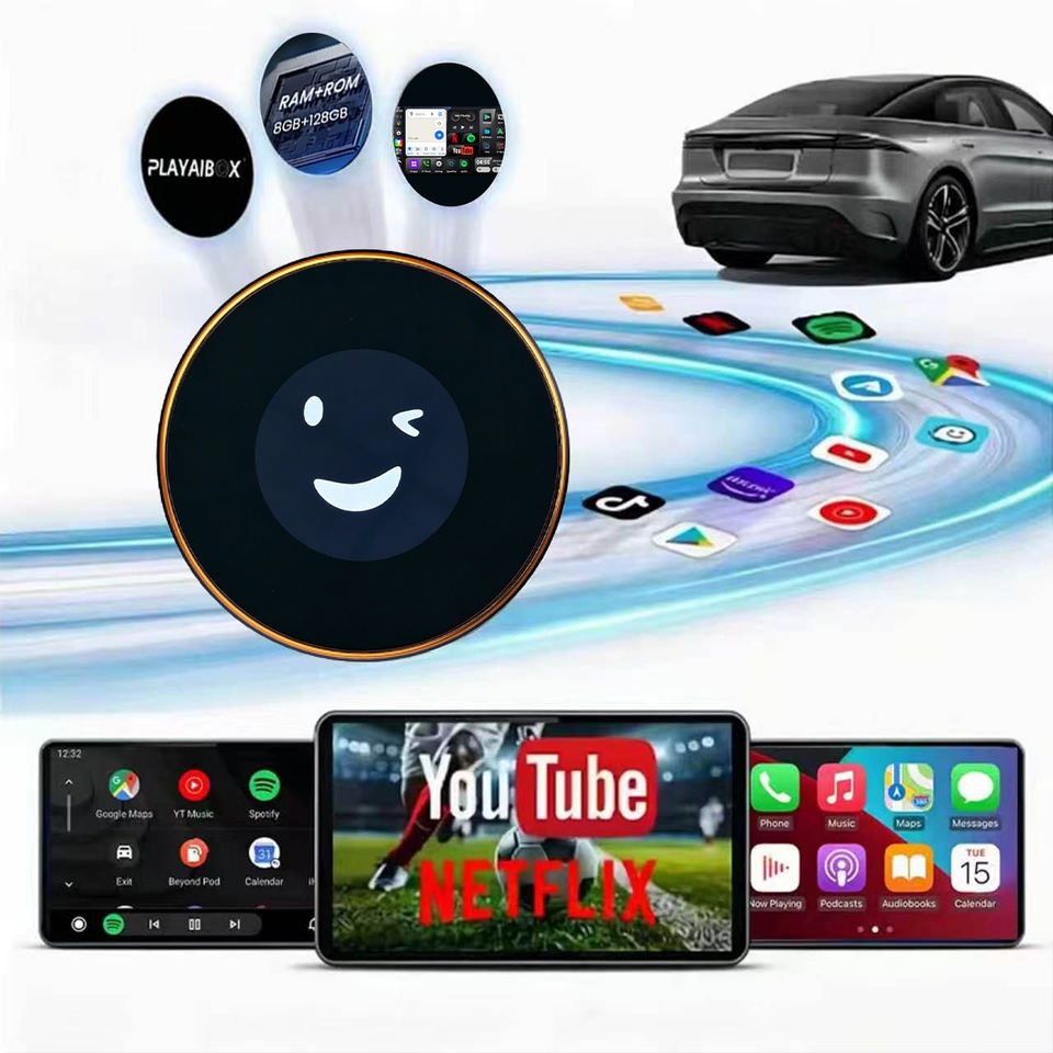 AI035 CarPlay AI box app entertainment and car multimedia image
