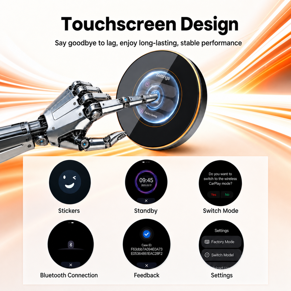 AI035 touchscreen design and system interface image