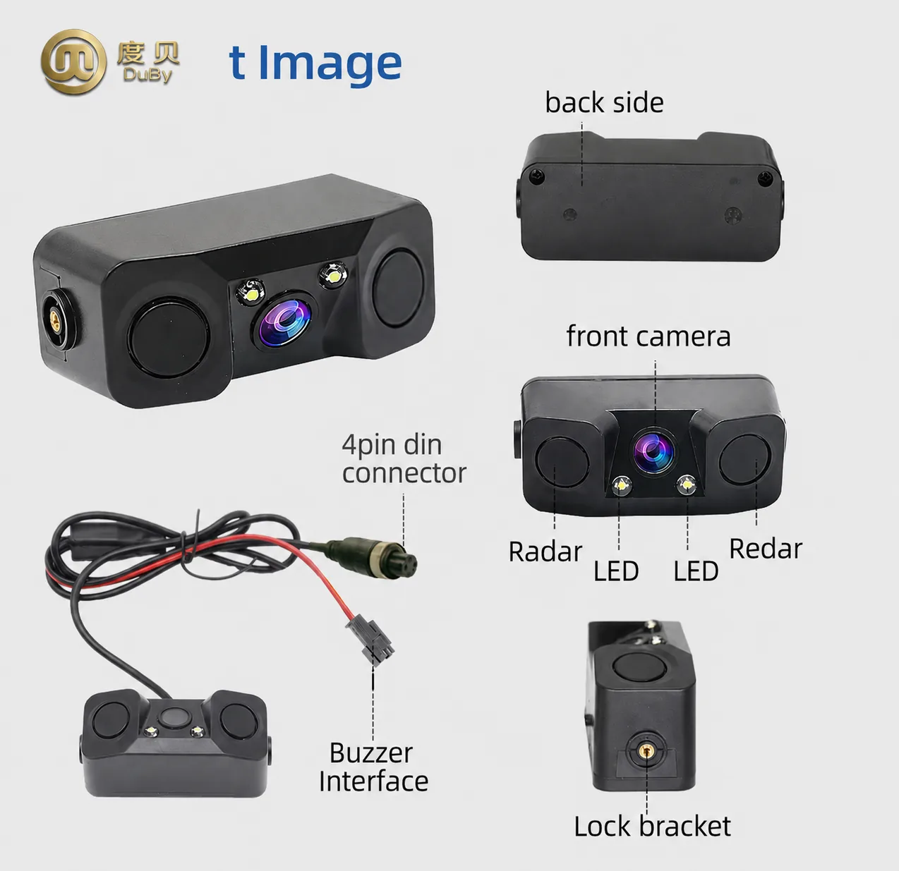 CM303 Three-in-One AHD Radar Rear Camera Cm303 Product Details image 2