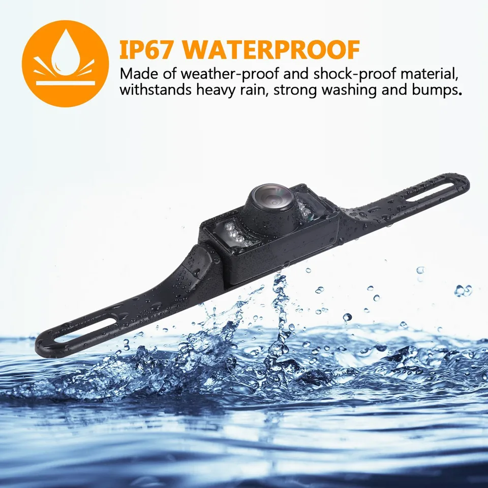 CM30P Universal Rear Camera catalog image - CM30P universal rear camera with 12V power, IP67 waterproof housing, night vision, parking guide line support. CM30P Universal Rear Camera catalog image - CM30P universal rear camera with 12V power, IP67 waterproof housing, night vision, parking guide line support.