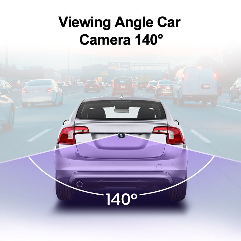 CM36 rear camera 140 degree viewing angle illustration