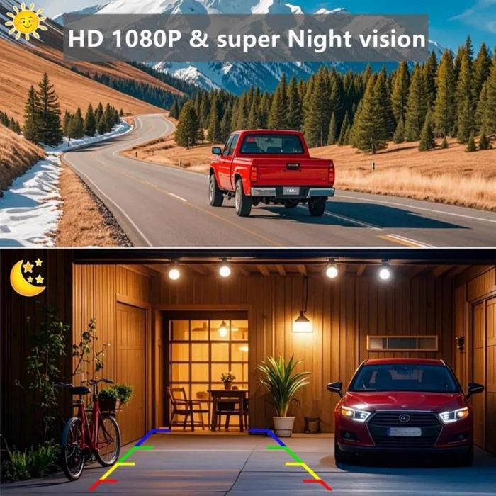 CM40P HD 1080P night vision rear camera display reference