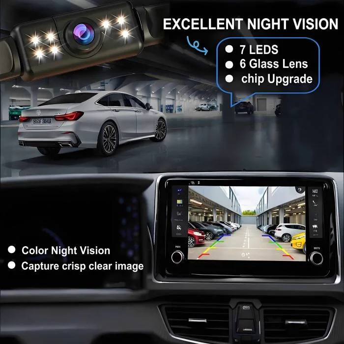 CM40P rear camera night vision effect for parking safety
