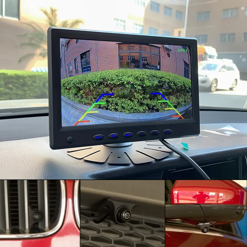 CM56 front and rear installation monitor display reference