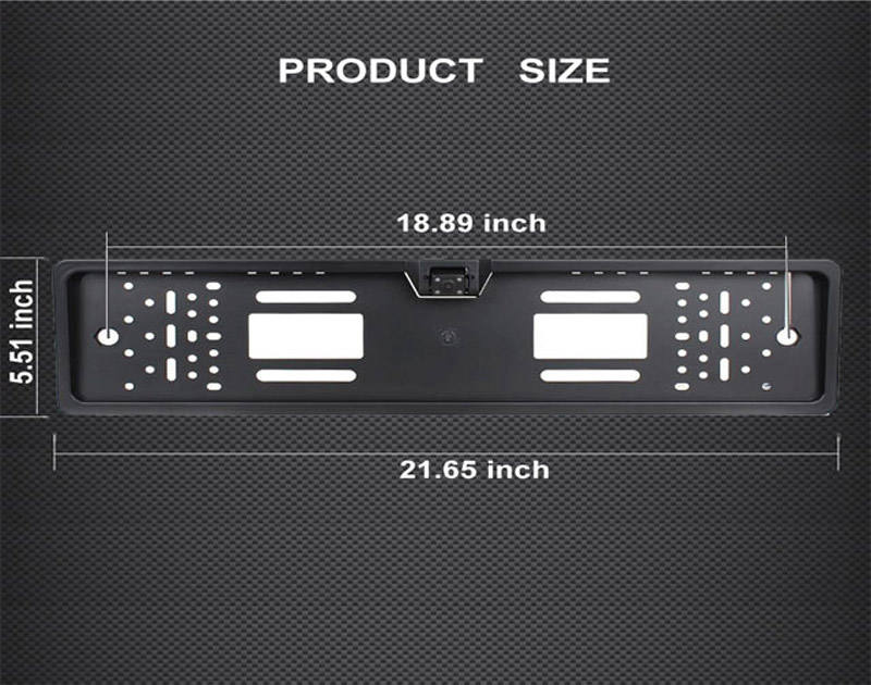 CM60P License Plate Rear Camera Cm60p License Plate Frame Product Size image 6