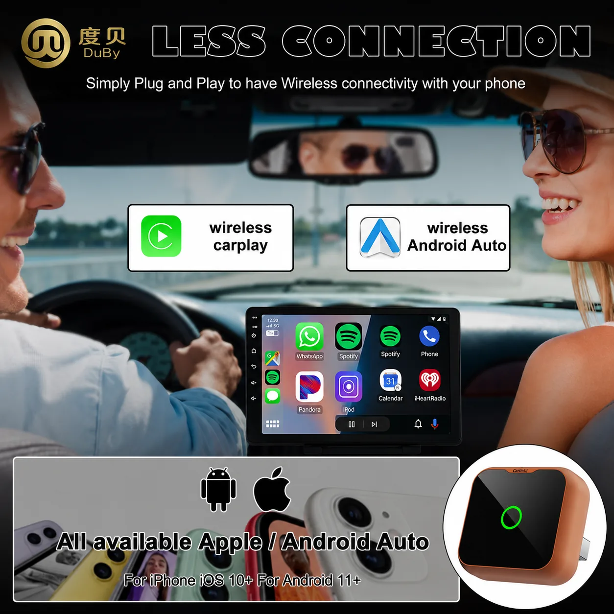 CP027-19 USB CarPlay Adapter Cp027 Less Connection image 5