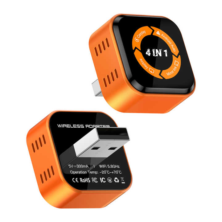 CP046 wireless CarPlay adapter product view CP046 wireless CarPlay adapter product view