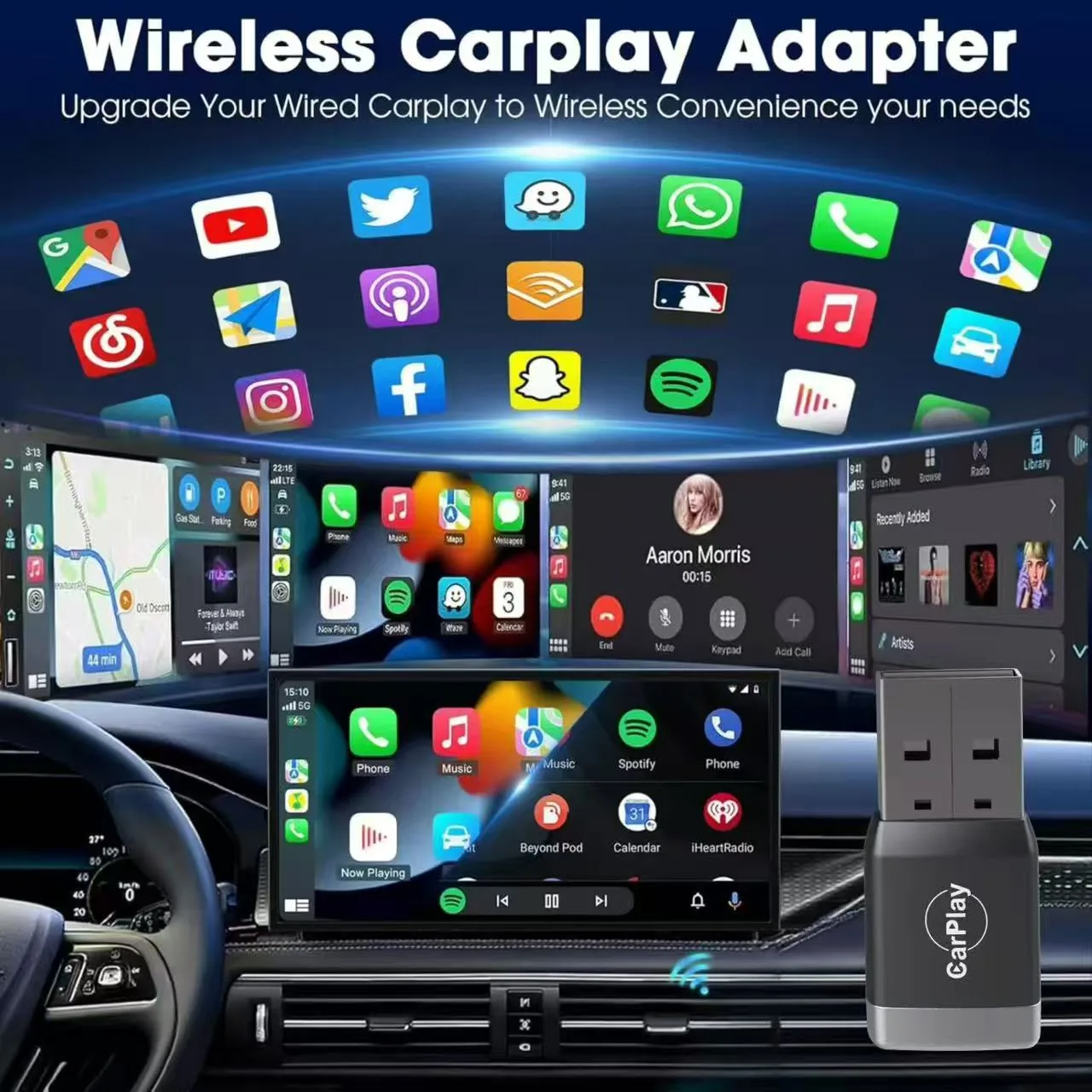 CP101 Wireless CarPlay Adapter Cp101 Apps Screen image 4