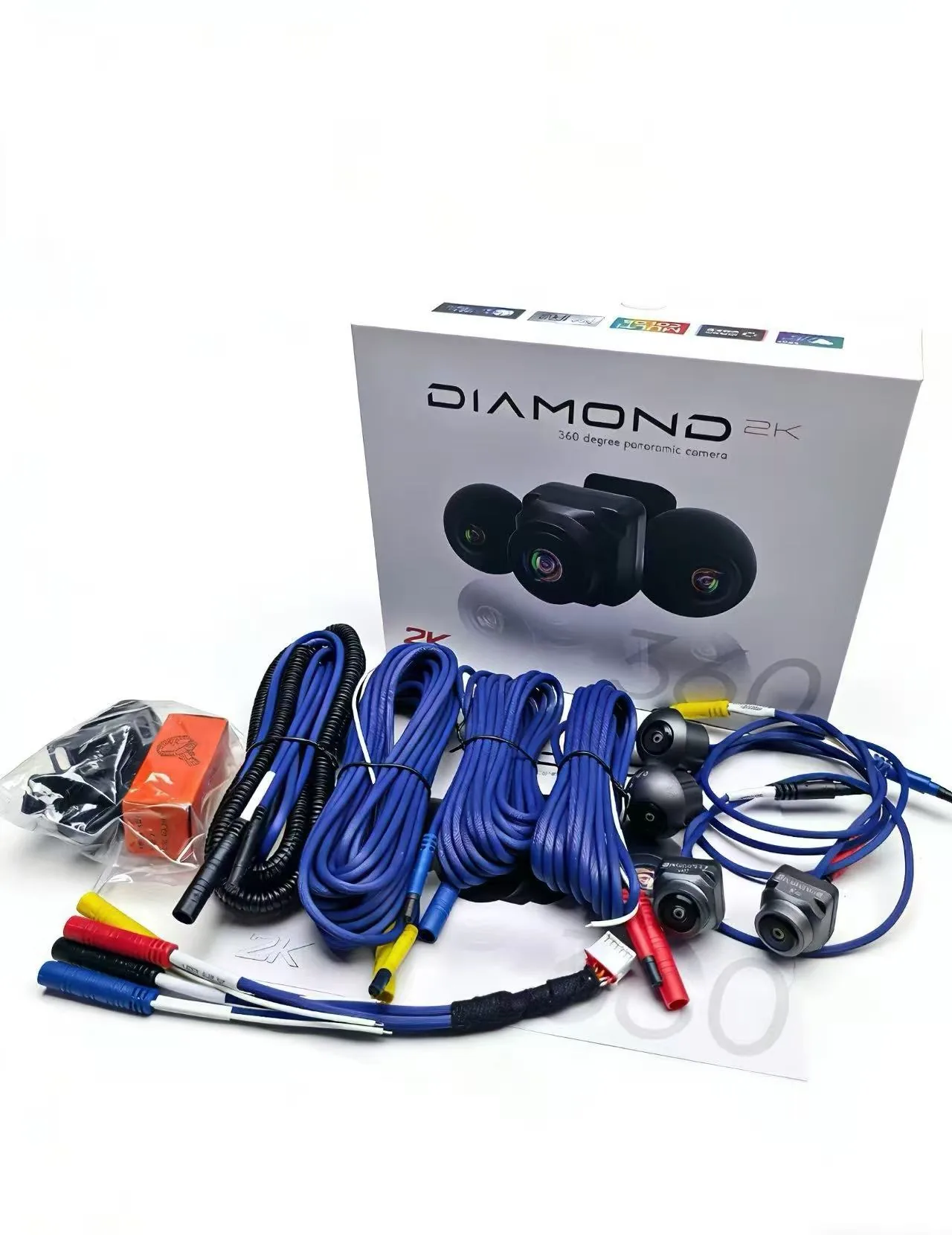 HD-360-4 360 Camera Kit Rear Camera catalog image - 360 degree panoramic camera kit for Android player retrofit and parking view projects. HD-360-4 360 Camera Kit Rear Camera catalog image - 360 degree panoramic camera kit for Android player retrofit and parking view projects.