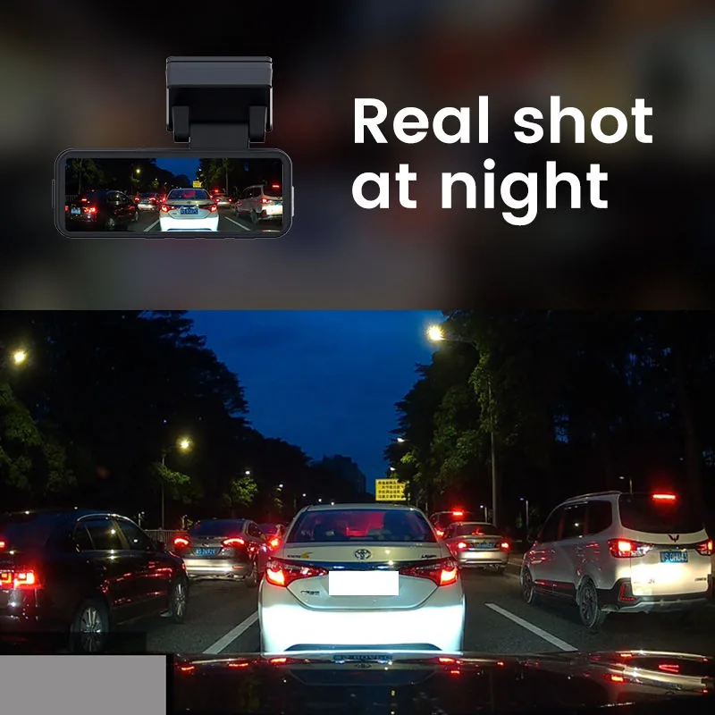 F70 4K Hidden Dash Cam thumbnail image 6 - F70 4K hidden dash camera with UHD recording, WiFi connection, GPS support and rear camera kit for vehicle.