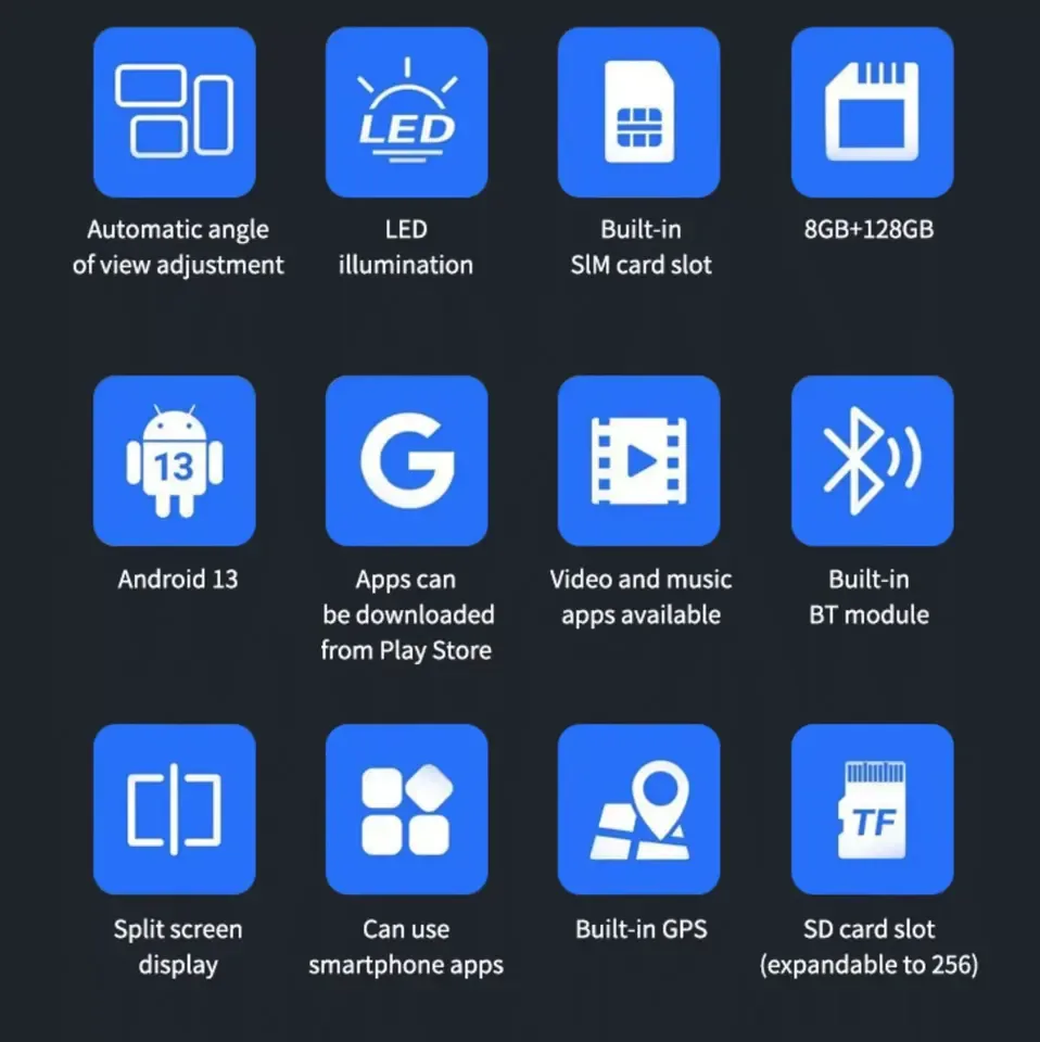 GT7S-BMW AI Box CarPlay thumbnail image 3 - AI box for BMW vehicles with wireless CarPlay function, Android 13 and 8+128GB configuration.