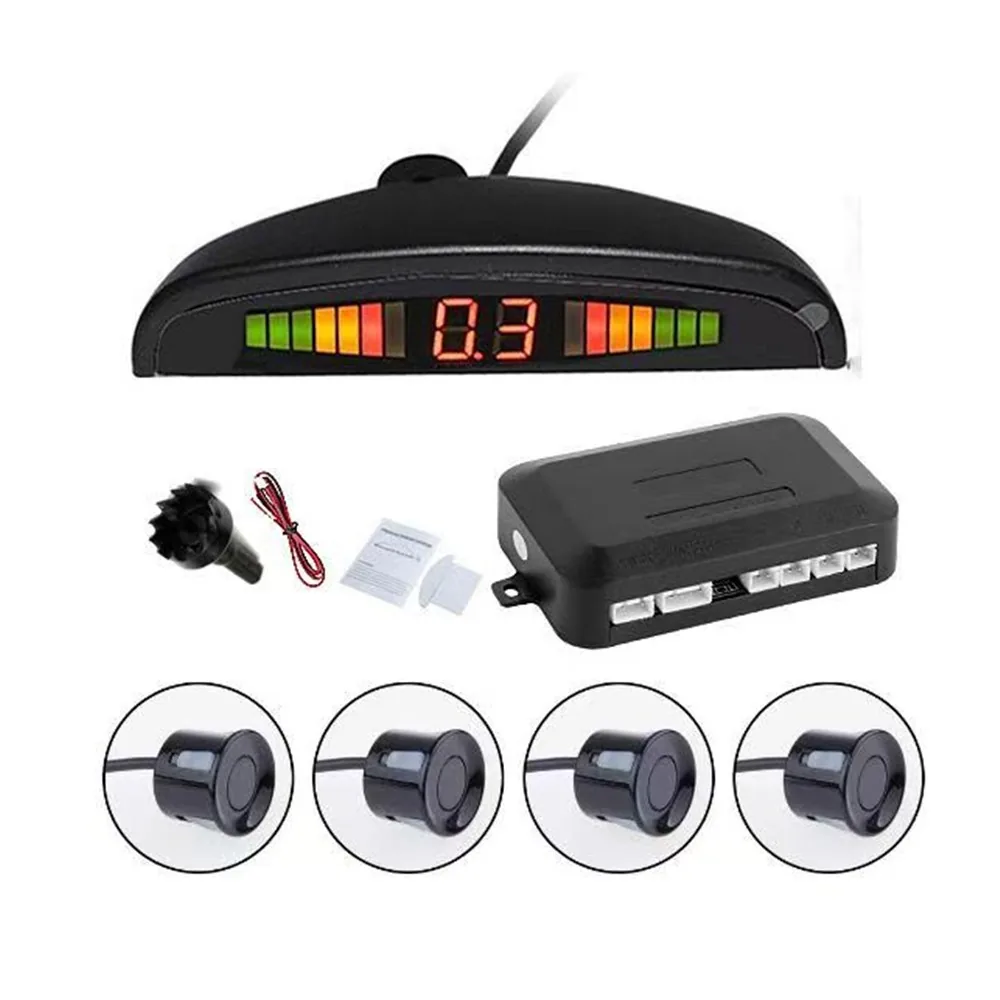 PS-01 Parking Sensor System Other homepage selected model image - PS-01 parking sensor system with 4 ultrasonic sensors, LED distance display and buzzer. PS-01 Parking Sensor System Other homepage selected model image - PS-01 parking sensor system with 4 ultrasonic sensors, LED distance display and buzzer.