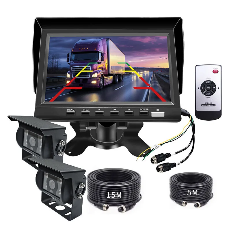 T07 7 Inch AHD Truck Monitor Kit Truck Camera Truck Monitoring System recommended product image - T07 7 inch AHD truck monitor kit with 1024x600 IPS. T07 7 Inch AHD Truck Monitor Kit Truck Camera Truck Monitoring System recommended product image - T07 7 inch AHD truck monitor kit with 1024x600 IPS.
