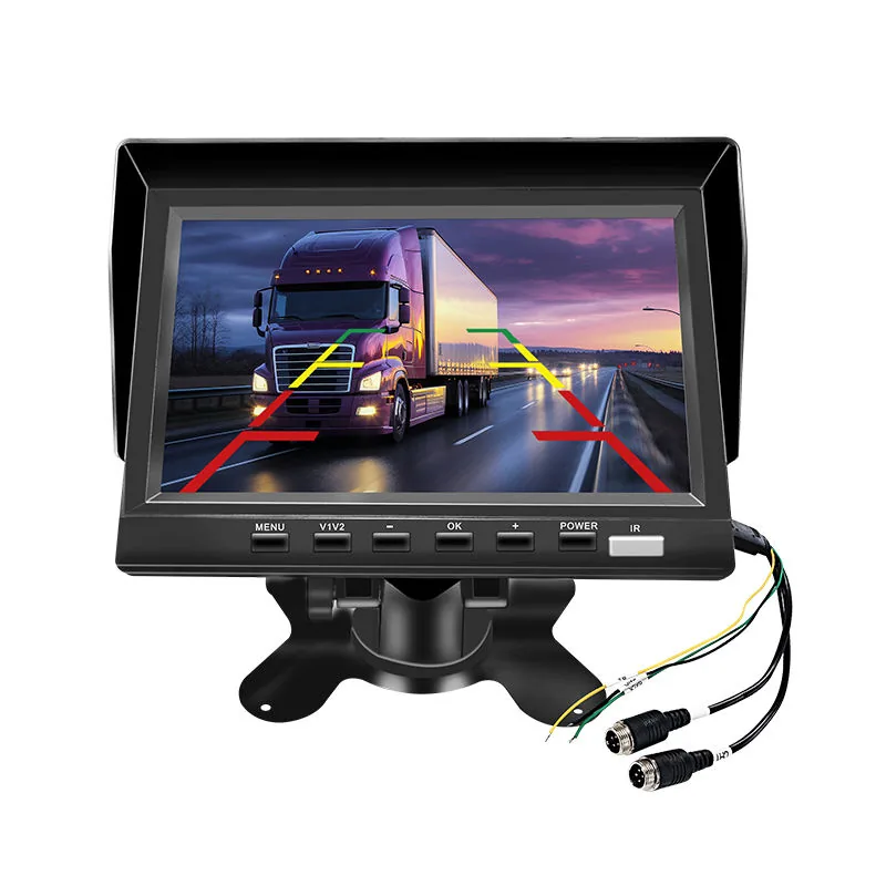 T07 7 Inch AHD Truck Monitor Kit Truck Camera detail image 6 - T07 7 inch AHD truck monitor kit with 1024x600 IPS display, 2CH video input, mirror/flip. T07 7 Inch AHD Truck Monitor Kit Truck Camera detail image 6 - T07 7 inch AHD truck monitor kit with 1024x600 IPS display, 2CH video input, mirror/flip.