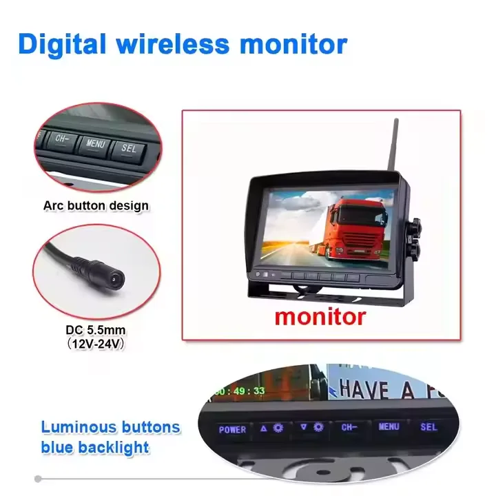 TWL04 Wireless Truck Camera Kit Twl04 Digital Wireless Monitor image 2